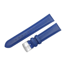 Sturmanskie Galaxy leather strap / 18 mm / blue / polished buckle