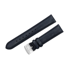 Sturmanskie Galaxy leather strap / 18 mm / blue / grey / polished buckle