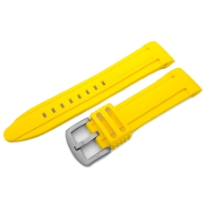 Vostok Europe Anchar silicone strap / 24 mm / yellow / mat buckle