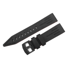 Vostok Europe SSN-571 Nuclear Submarine leather strap / 22 mm / grey / black / black buckle