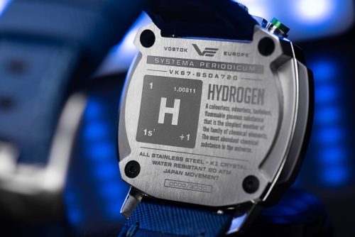 Vostok Europe Systema Periodicum 'Hydrogen' Chronograph VK67-650A720