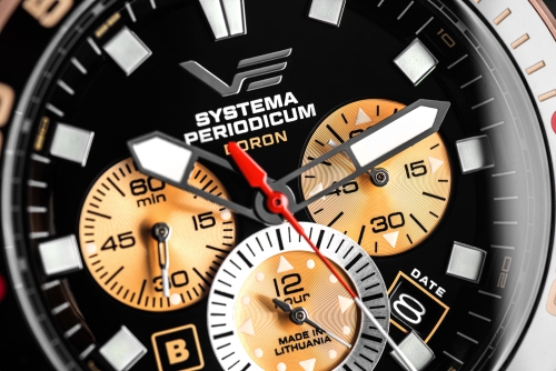 Vostok Europe Systema Periodicum 'Boron' Chronograph VK67-650E721