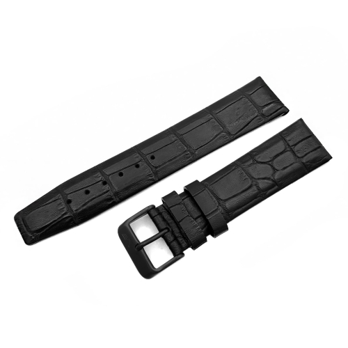 Vostok Europe Limousine leather strap / 22 mm / black / black buckle