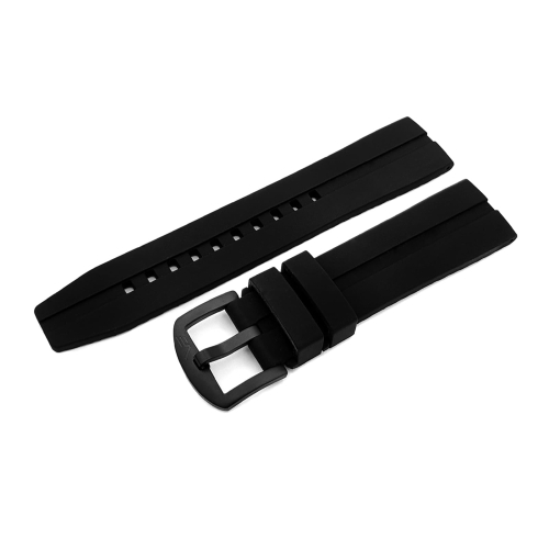 Vostok Europe Expedition North Pole silicone strap / 22 mm / black / black buckle