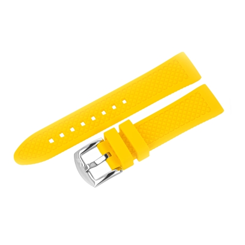 Vostok Europe Rocket N1 Compact Silikonarmband / 20 mm / gelb / Schließe silbern