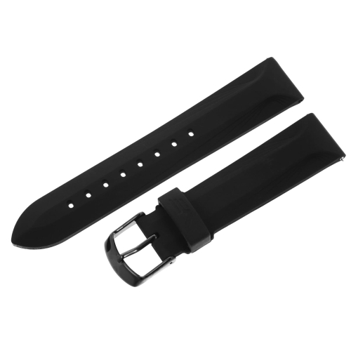 Vostok Europe Undine silicone strap / 20 mm / black / black buckle