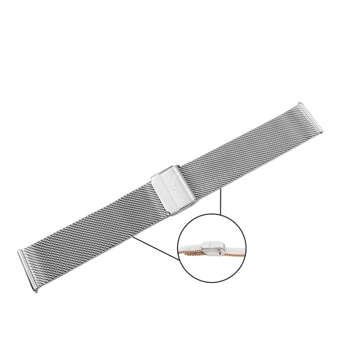 Vostok Europe Undine milanaise mesh stainless steel bracelet V3 / 20 mm