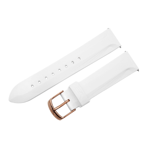 Vostok Europe Undine / Vilnelė silicone strap / 20 mm / white / rose buckle