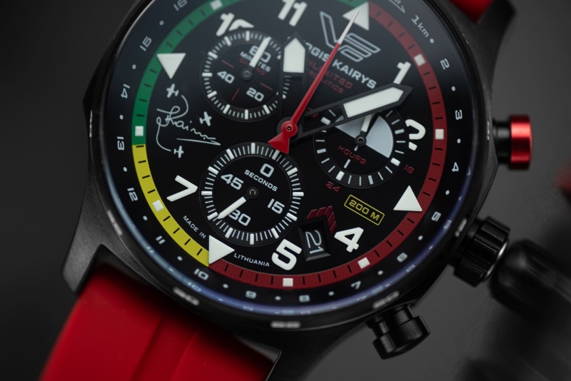 Vostok Europe 'Jurgis Kairys Unlimited Aerobatics 2025' Special Edition Chronograph VK68-592C775