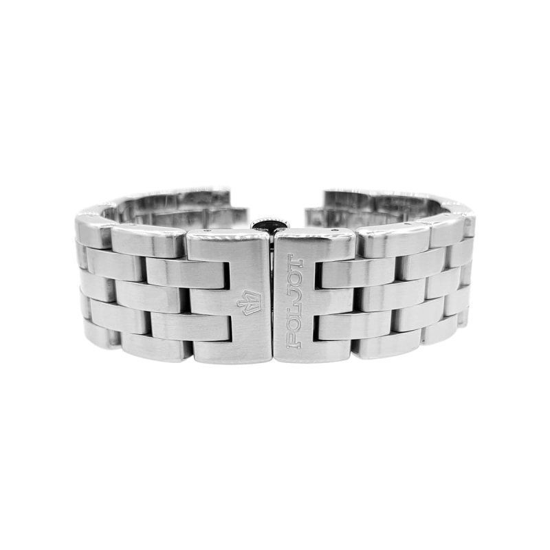 Poljot stainless steel bracelet / 20 mm / polished