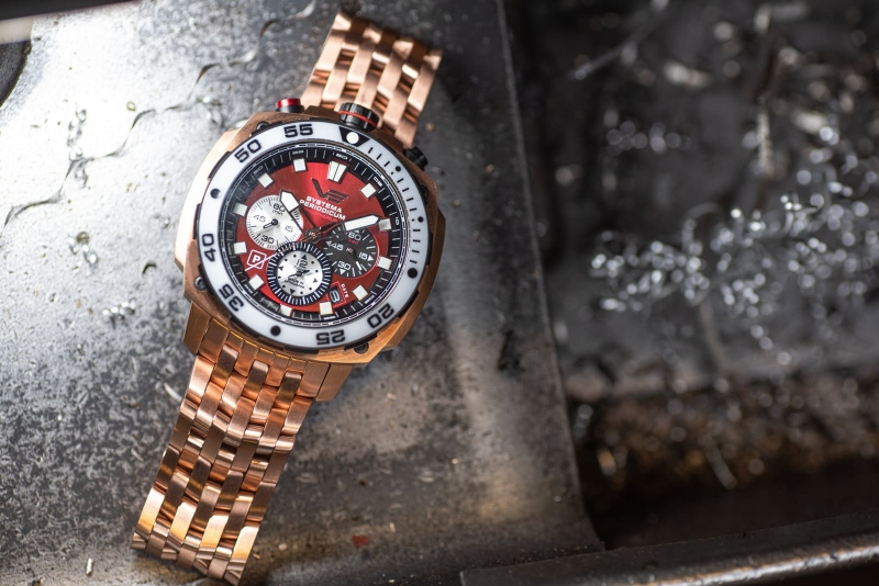 Vostok Europe Systema Periodicum 'Phosphorus' Chronograph VK67-650E724B