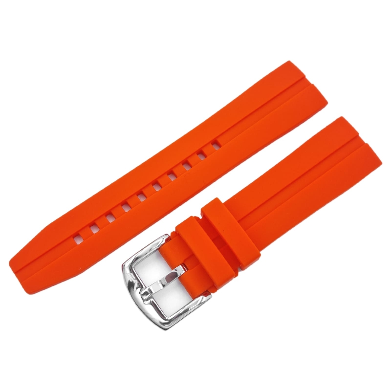 Vostok Europe Almaz / NP1 silicone strap / 22 mm / red / polished buckle