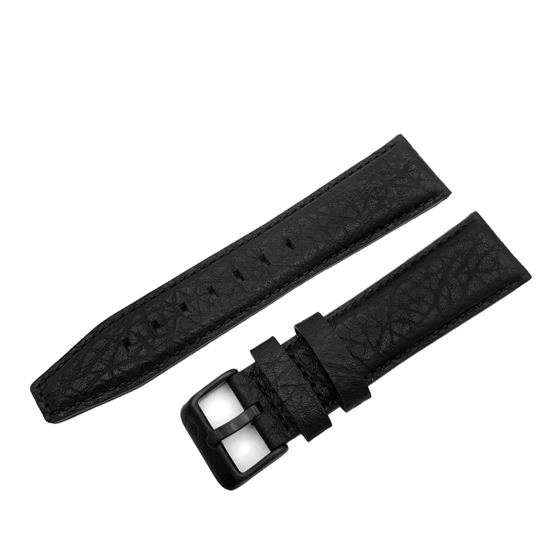 Vostok Europe Limousine leather strap / 23 mm / black / black buckle