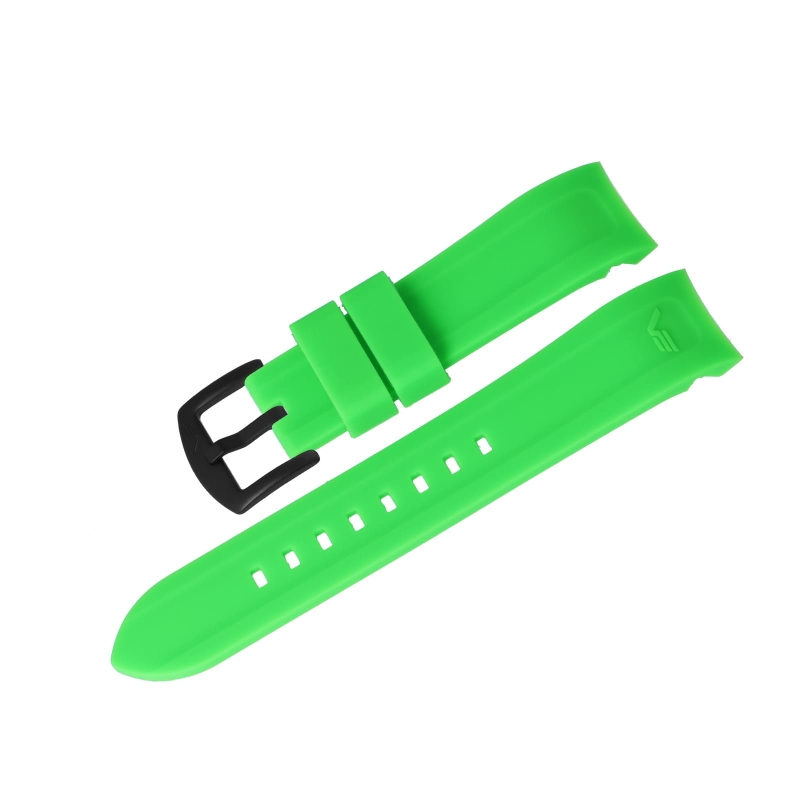 Vostok Europe Rocket N1 silicone strap / 22 mm / green / black buckle