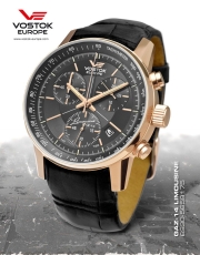 Vostok Europe Limousine Grand Chrono Quarz mit Trigalights 6S30-5659175 - Ausstellungsstück