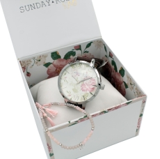 Sunday Rose Alive Flowers SUN-A01 mit Charm Armband