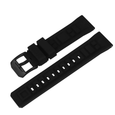 Vostok Europe Systema Periodicum Silikonarmband / 24 mm / schwarz / Schließe schwarz