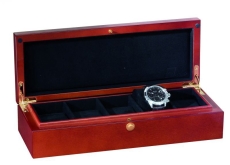 Watch Collector`s box "Atlantic" for 5 watches - WOOD