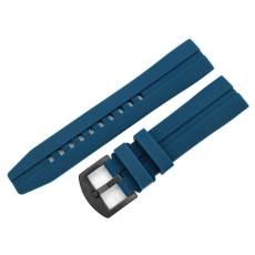 Vostok Europe Almaz / NP1 silicone strap / 22 mm / blue / black buckle