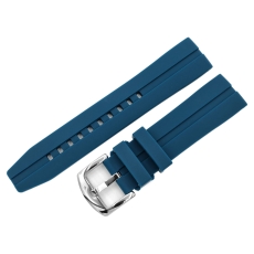 Vostok Europe Almaz / NP1 Silikonarmband / 22 mm / blau / Schließe poliert