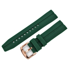 Vostok Europe Almaz / NP1 silicone strap / 22 mm / green / rose buckle