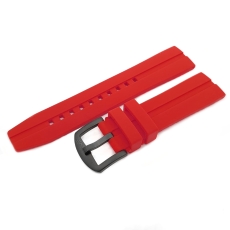 Vostok Europe Almaz / NP1 silicone strap / 22 mm / red / black buckle