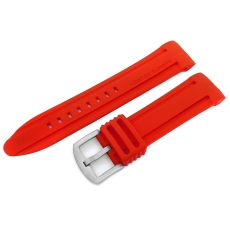 Vostok Europe Anchar silicone strap / 24 mm / red / mat buckle