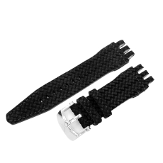 Vostok Europe Energia Rocket Lederarmband / 26 mm / schwarz / Schließe poliert