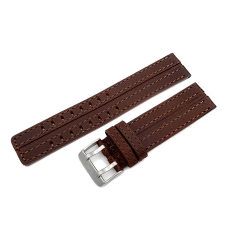 Vostok Europe Expedition North Pole leather strap / 22 mm / brown / mat buckle