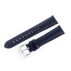 Vostok Europe Rocket N1 Compact Lederarmband / 20 mm / blau / Schließe silbern