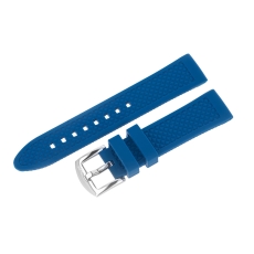 Vostok Europe Rocket N1 Compact Silikonarmband / 20 mm / blue / Schließe silbern