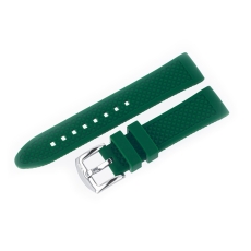 Vostok Europe Rocket N1 Compact Silikonarmband / 20 mm / grün / Schließe silbern