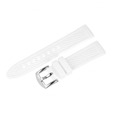 Vostok Europe Rocket N1 Compact Silikonarmband / 20 mm / weiß / Schließe silbern