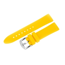 Vostok Europe Rocket N1 Compact Silikonarmband / 20 mm / gelb / Schließe silbern