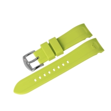 Vostok Europe Rocket N1 silicone strap / 22 mm / lime green / silver buckle