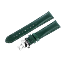 Vostok Europe Vilnelė Lederarmband / 20 mm / grün / Schließe silbern
